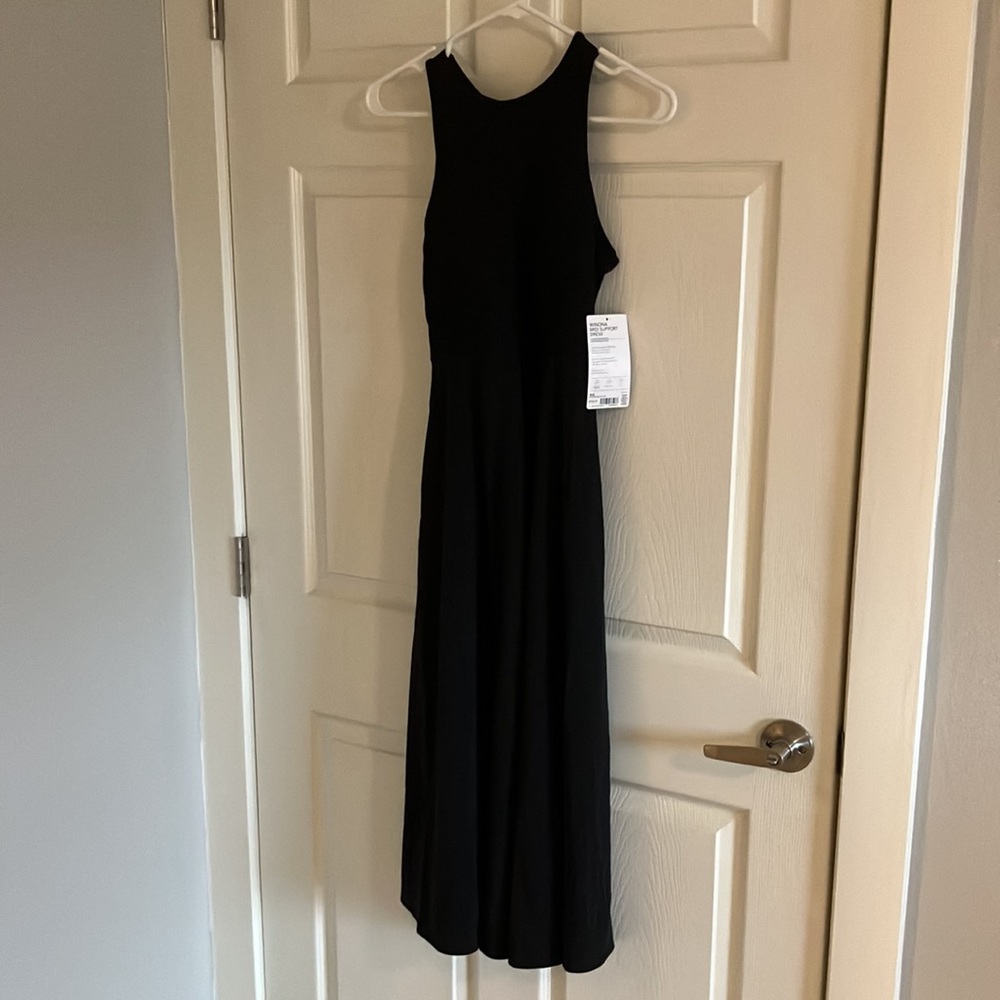 Athleta Winona midi support dress, XS black